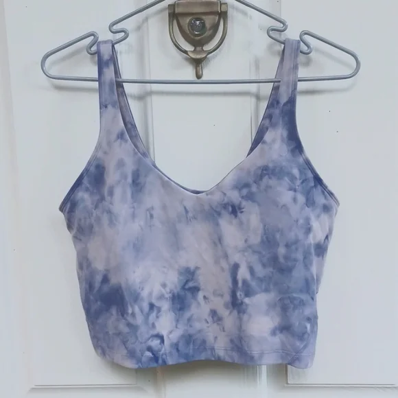 Lululemon Align Tank *Diamond DyeDiamond Dye Iced Iris Peri Purple Sz 10 - Picture 3 of 6